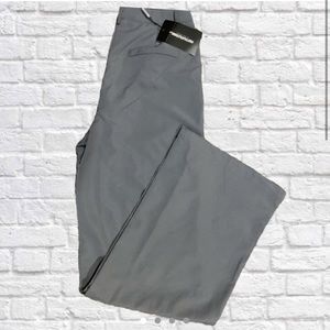 Brand new Pretty Little Thing Charcoal Peach Skin Trousers- size 6 US 10 UK